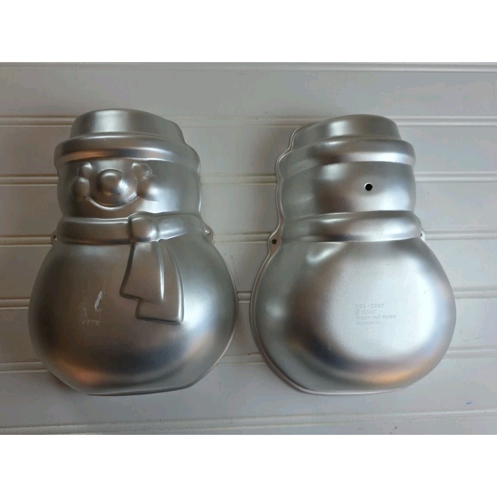 Wilton‎ Stand Up Snowman Cake Pan 3D 2105-2047 Winter Christmas Birthday Party